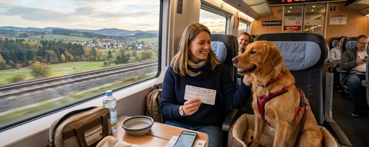 Bahnfahrten mit Hund: Regeln & Kosten