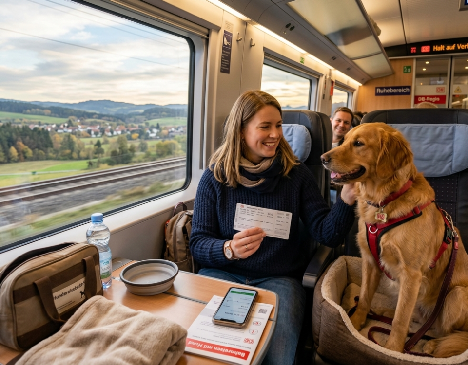 Bahnfahrten mit Hund: Regeln & Kosten